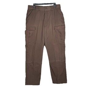 5.11 Tactical TDU Cargo Pants 74003 Brown Ripstop Duty Utility Work Mens L